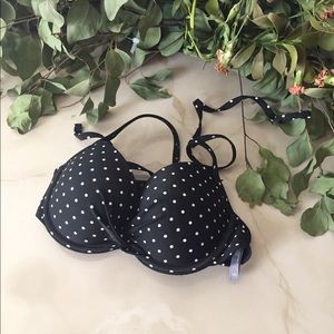 Polka Dot Bikini Top